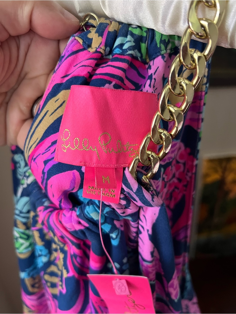 Lilly Pulitzer sonique halter Aegean navy calypso coast dress RARE - Picture 10 of 13